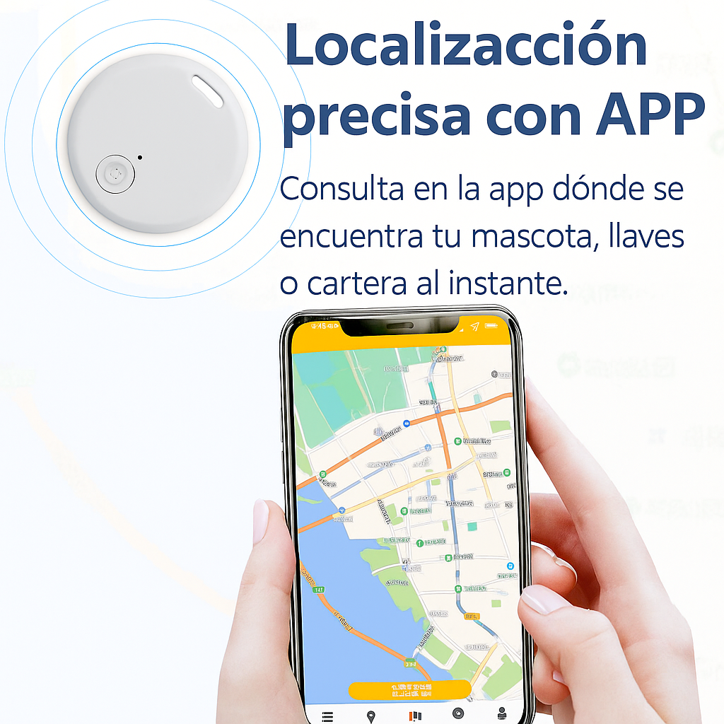Mini Localizador GPS Antipérdida para perros y gatos