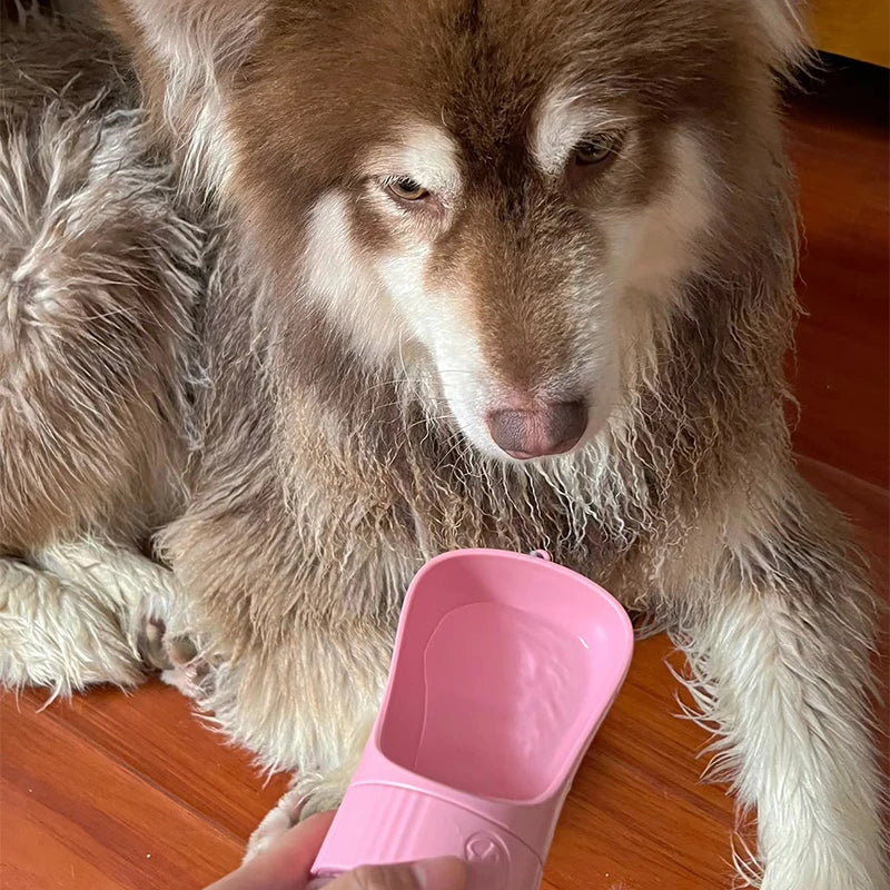 Botella Portátil para perros-Hidratación facil en Paseos y viajes.